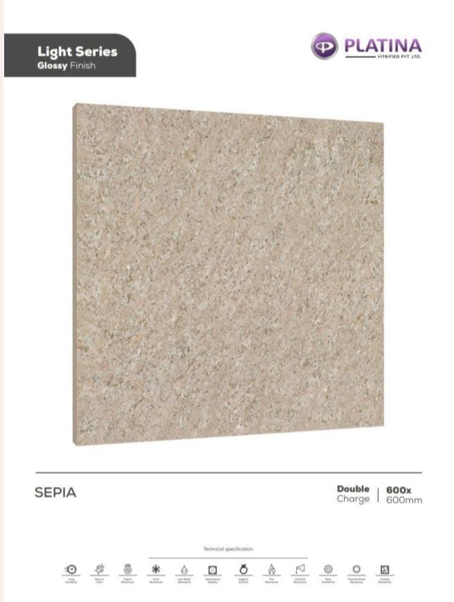 PLATINA 2X2 DOUBLE CHARGE FLOOR TILES